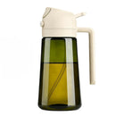 Amakso 16oz 2-in-1 Glass Olive Oil Sprayer & Dispenser Bottle