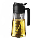 Amakso 16oz 2-in-1 Glass Olive Oil Sprayer & Dispenser Bottle