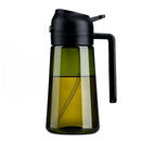 Amakso 16oz 2-in-1 Glass Olive Oil Sprayer & Dispenser Bottle