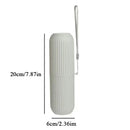 White cylindrical container with measurements on a white background